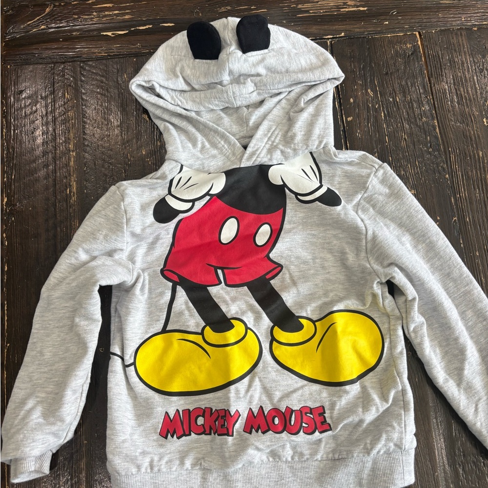 Mickey Mouse Gray Hoodie